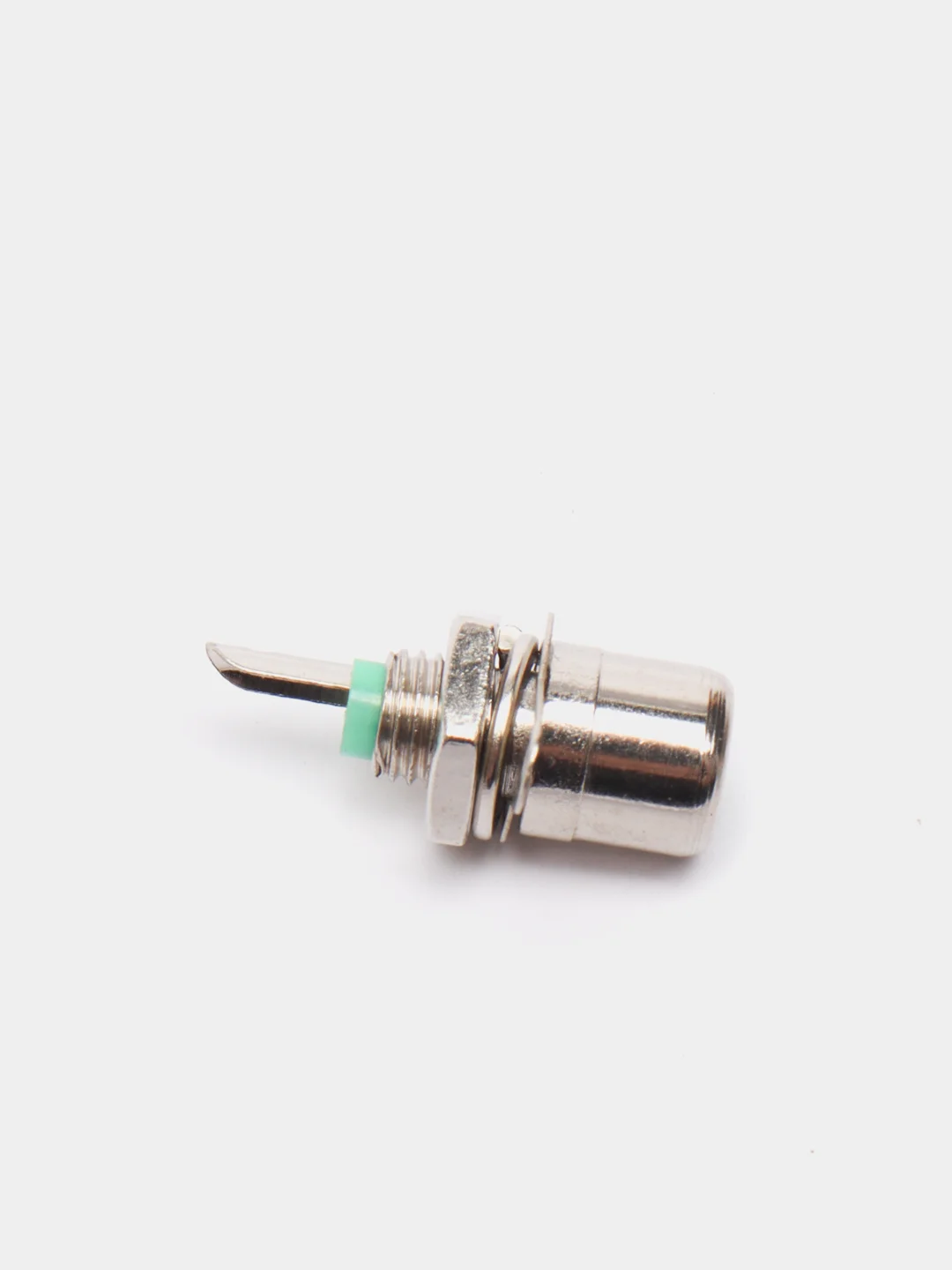 Разъем RCA гнездо тюльпан на корпус RP-1 зеленый