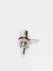 Разъем RCA гнездо тюльпан на корпус RP-1 зеленый