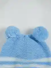 Голубой шапка детская для мальчика