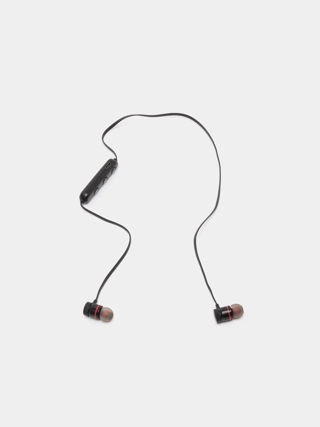Магнитные Bluetooth наушники Sports с микрофоном, черные