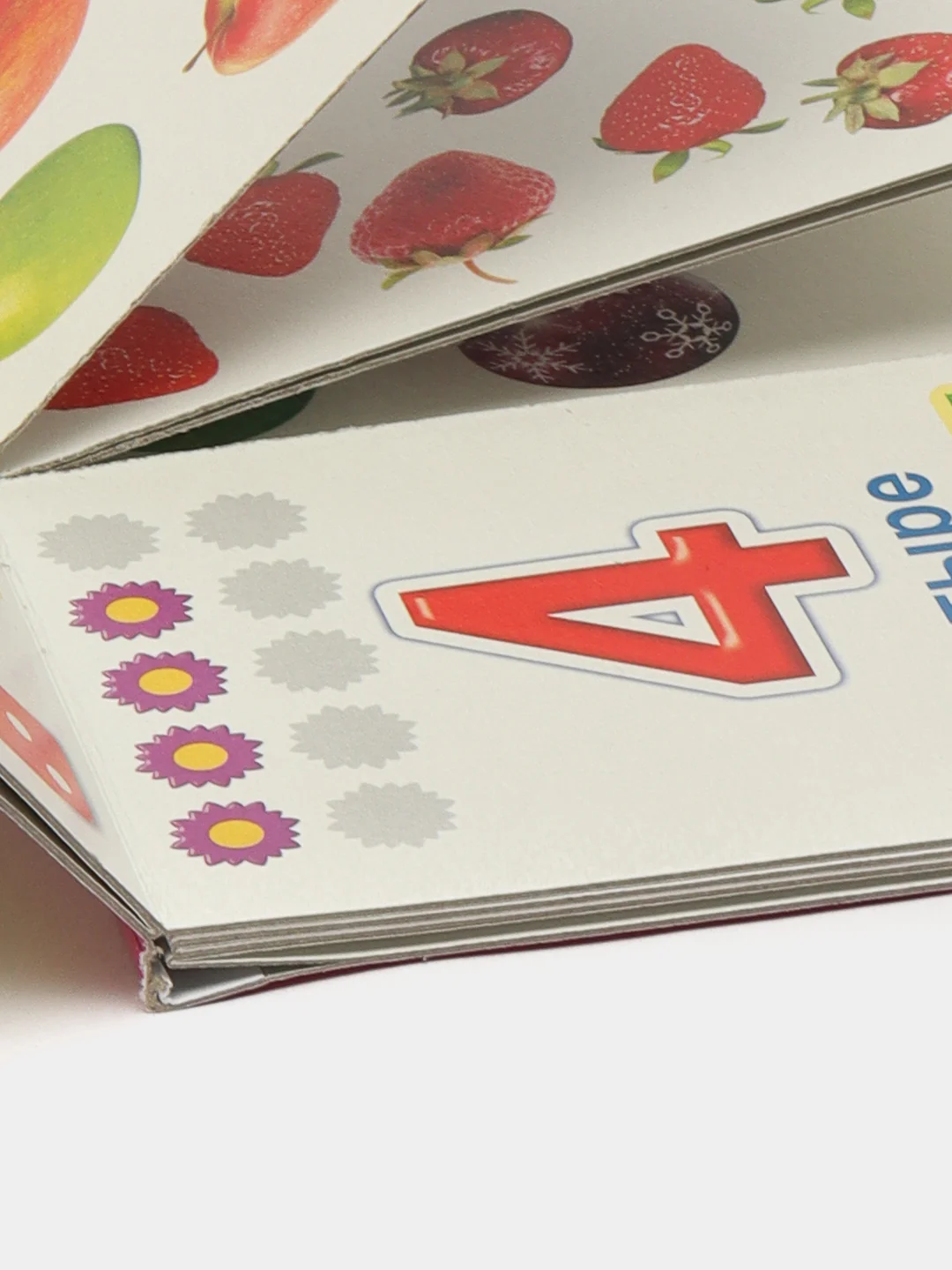 Лимонный книжка-лото картонная для детей 4-6 лет, 10 х 14 см., 10 стр., УФ-лакировка обложки