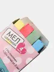 Морской набор мелков , 4 цвета, 8,5*5,5 см