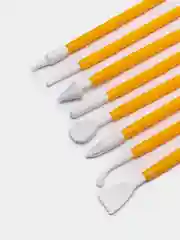 Желтый инструменты - стеки для моделирования, 8 штук