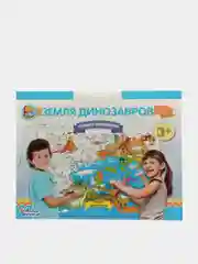 Синий раскраска-плакат А1 "Карта Мира" Земля динозавров, космос