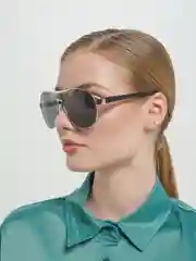 Серебряный солнцезащитные очки, 6 цвета