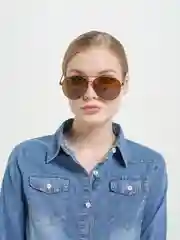 Тёмно-коричневый солнцезащитные очки, 6 цвета
