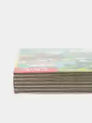Бирюзовый книги с пазлами картонные