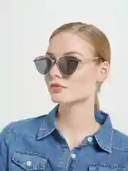 Серебряный солнцезащитные очки