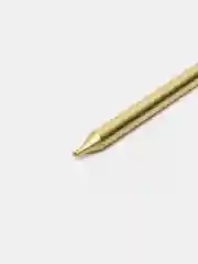 Свечи в торт "Ройс", 6 шт, высокие, 13 см, золотой металлик