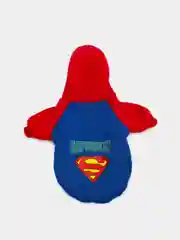 Синий толстовка "Superman" с капюшоном, для собак и кошек