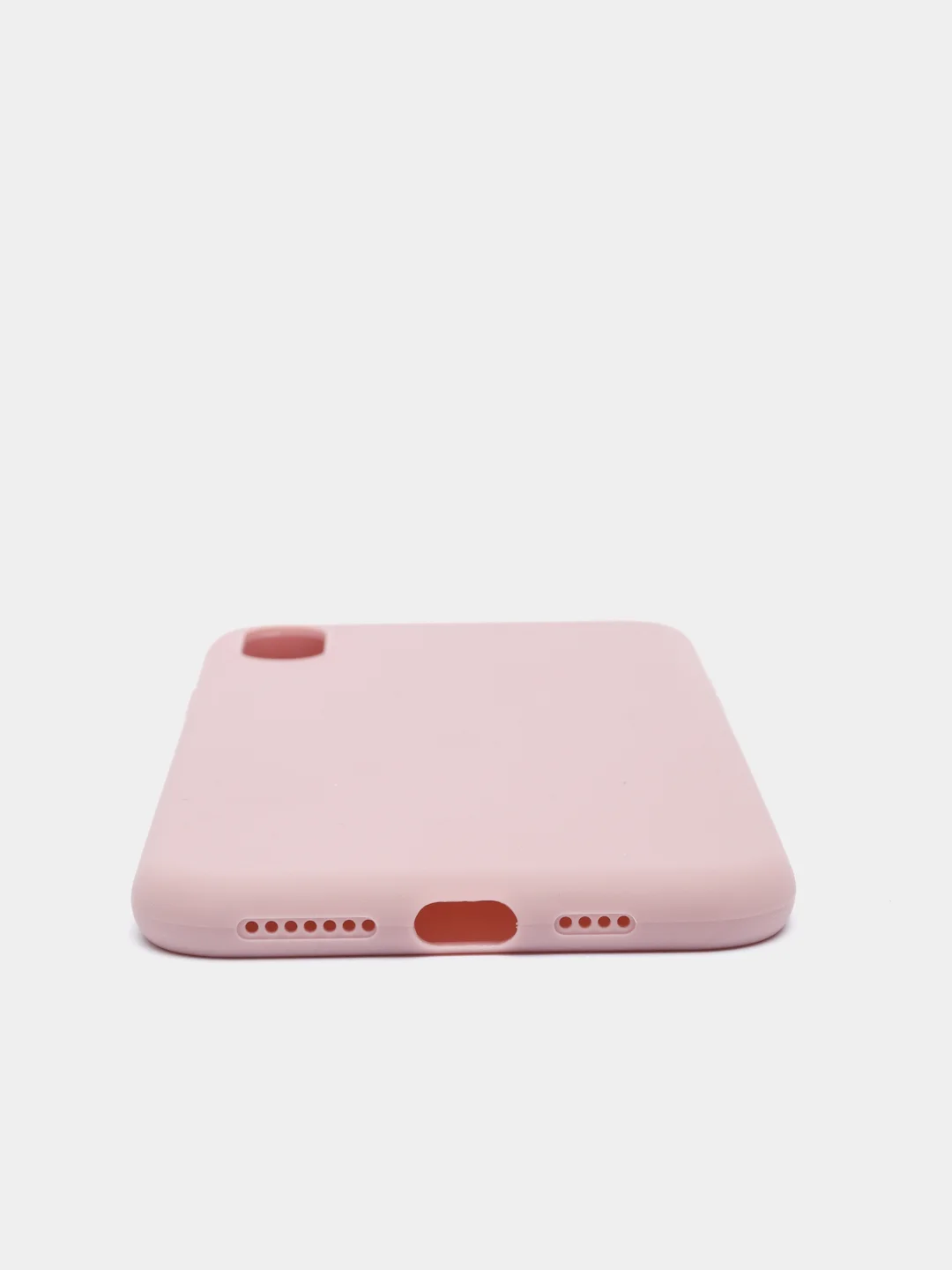 Лавандовый чехол для Apple iPhone XS Max силиконовый, матовый, однотонный