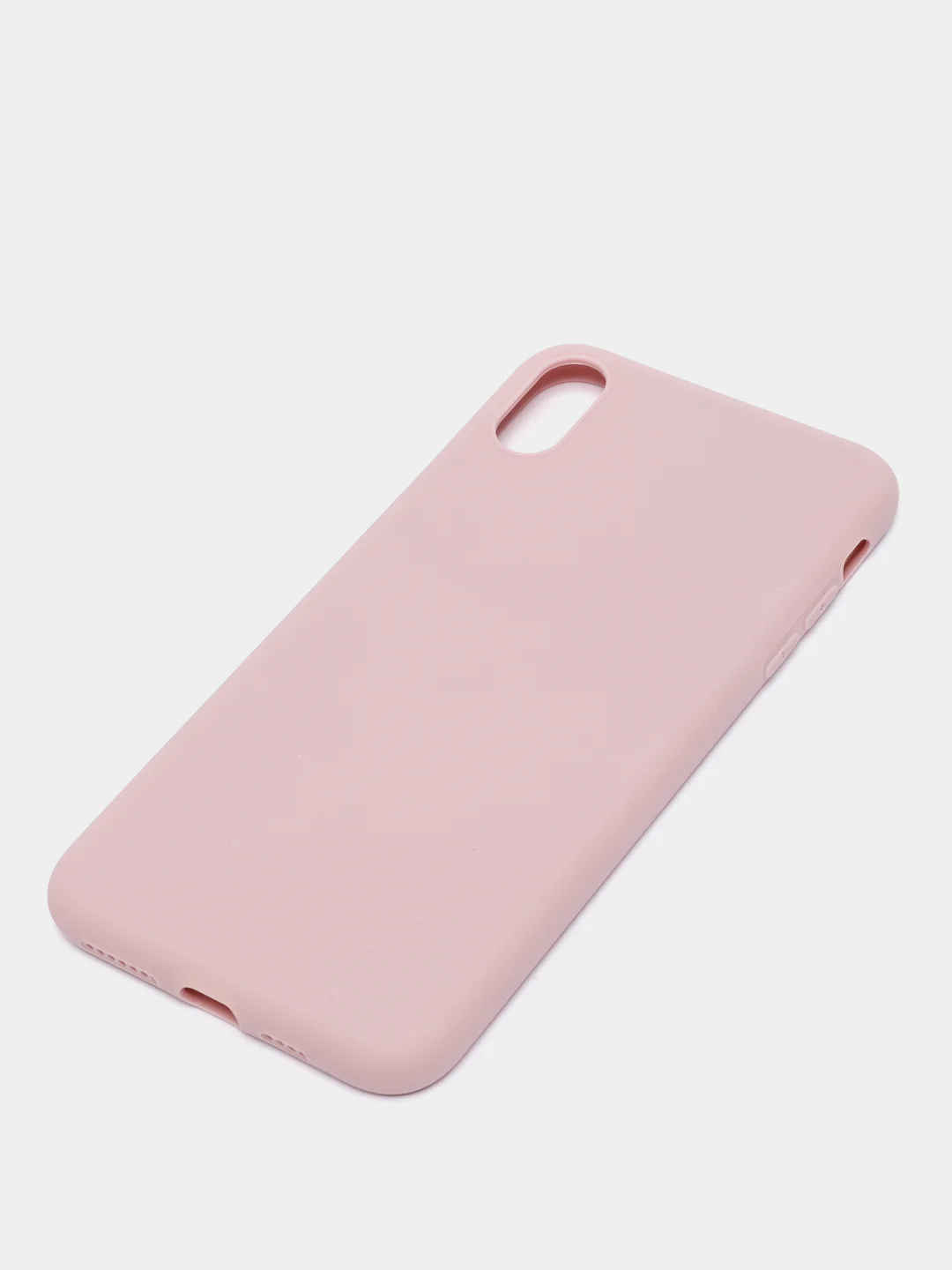Лавандовый чехол для Apple iPhone XS Max силиконовый, матовый, однотонный