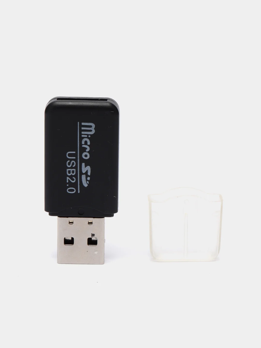 Оранжевый картридер для карт памяти формата micro SD до 512 Gb