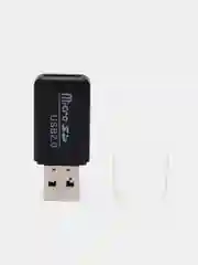 Оранжевый картридер для карт памяти формата micro SD до 512 Gb