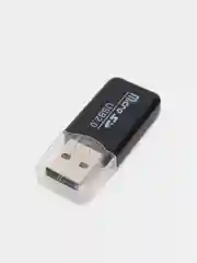 Оранжевый картридер для карт памяти формата micro SD до 512 Gb