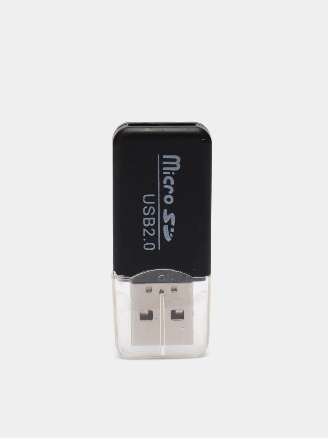 Черный картридер для карт памяти формата micro SD до 512 Gb