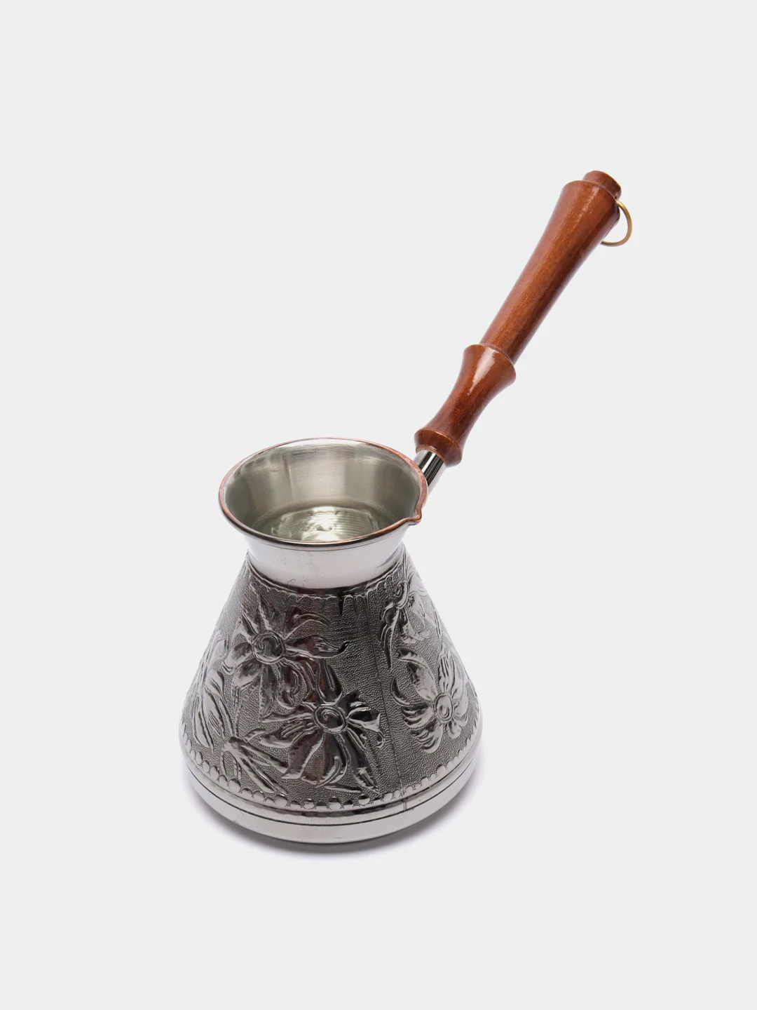 Серебряный турка медная для кофе