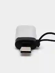Серебряный адаптер-переходник с USB на type-c  для мобильных устройств и компьютеров
