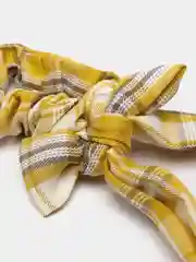 Желтый заколка, резинка-бантик для волос