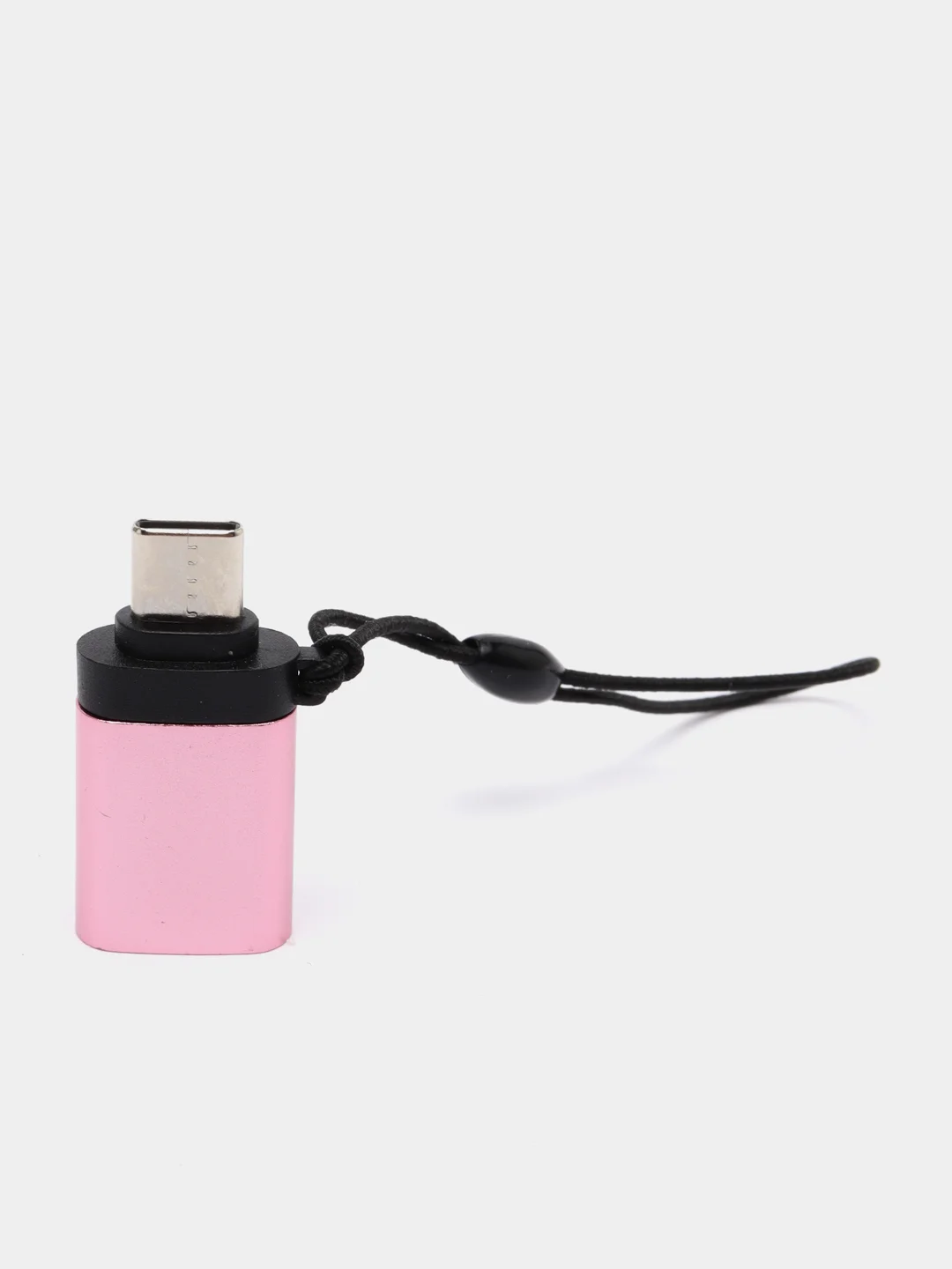 Сиреневый адаптер-переходник с USB на type-c  для мобильных устройств и компьютеров