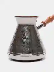 Серый меланж турка медная для кофе