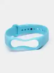 Голубой силиконовый ремешок Xiaomi Mi Band 3, Mi Band 4