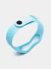 Голубой силиконовый ремешок Xiaomi Mi Band 3, Mi Band 4