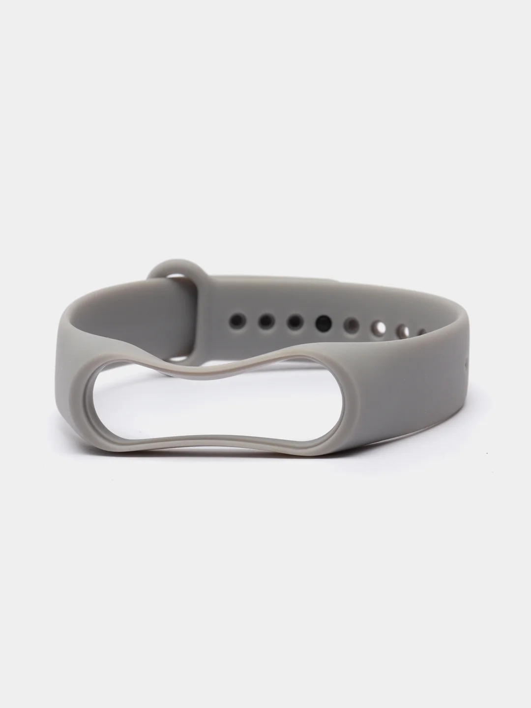 Серый силиконовый ремешок Xiaomi Mi Band 3, Mi Band 4