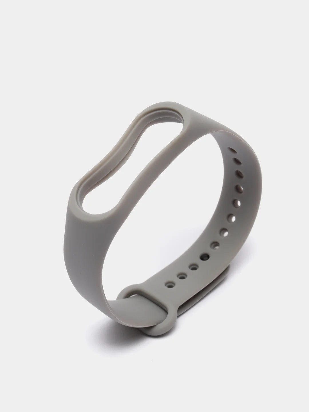 Серый силиконовый ремешок Xiaomi Mi Band 3, Mi Band 4