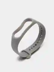 Серый силиконовый ремешок Xiaomi Mi Band 3, Mi Band 4