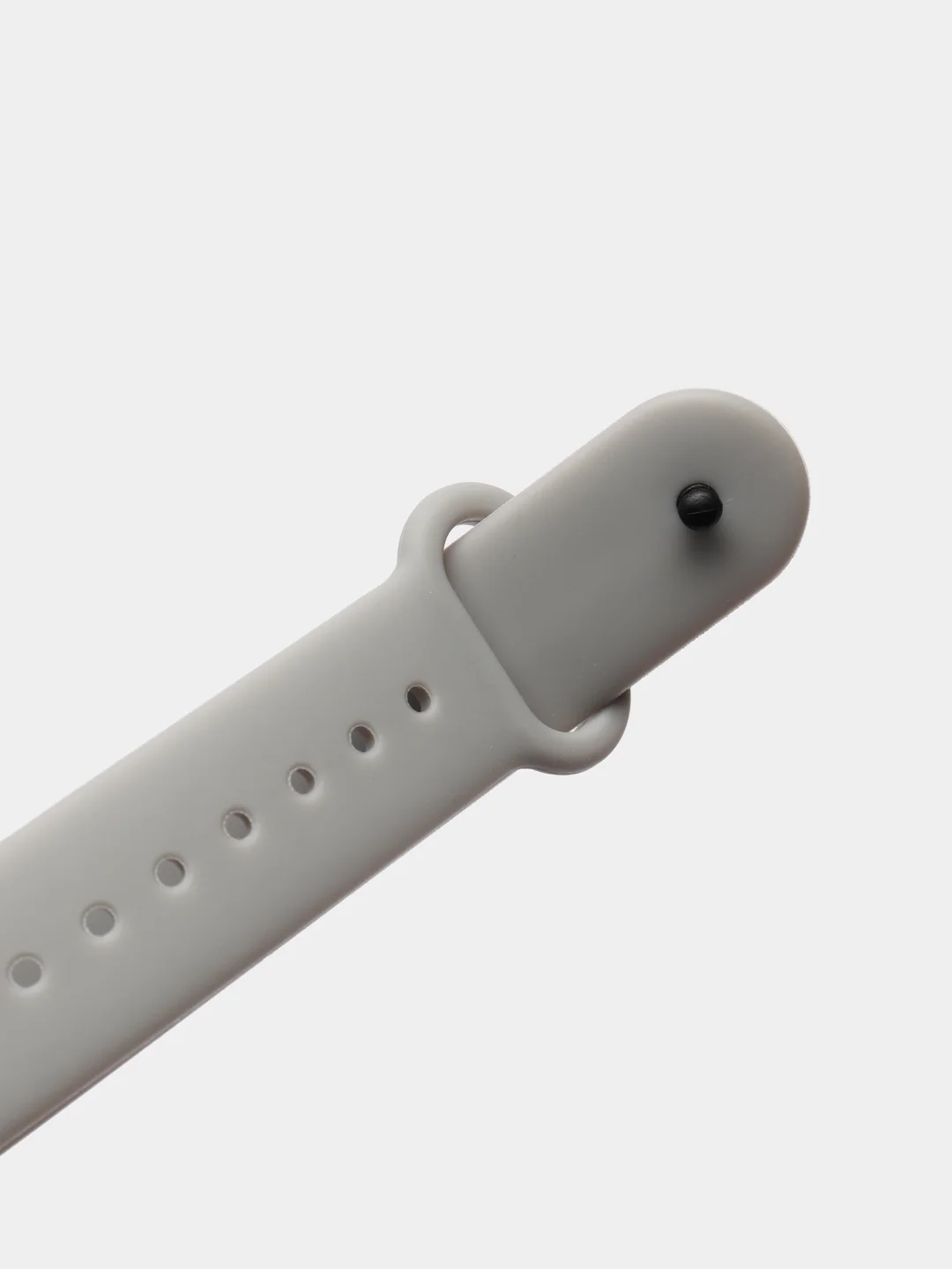Серый силиконовый ремешок Xiaomi Mi Band 3, Mi Band 4