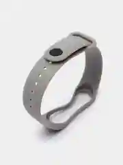 Серый силиконовый ремешок Xiaomi Mi Band 3, Mi Band 4