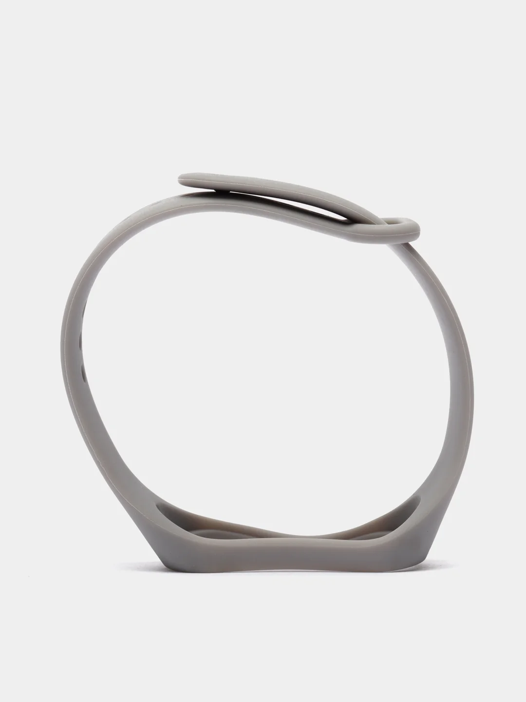Серый силиконовый ремешок Xiaomi Mi Band 3, Mi Band 4