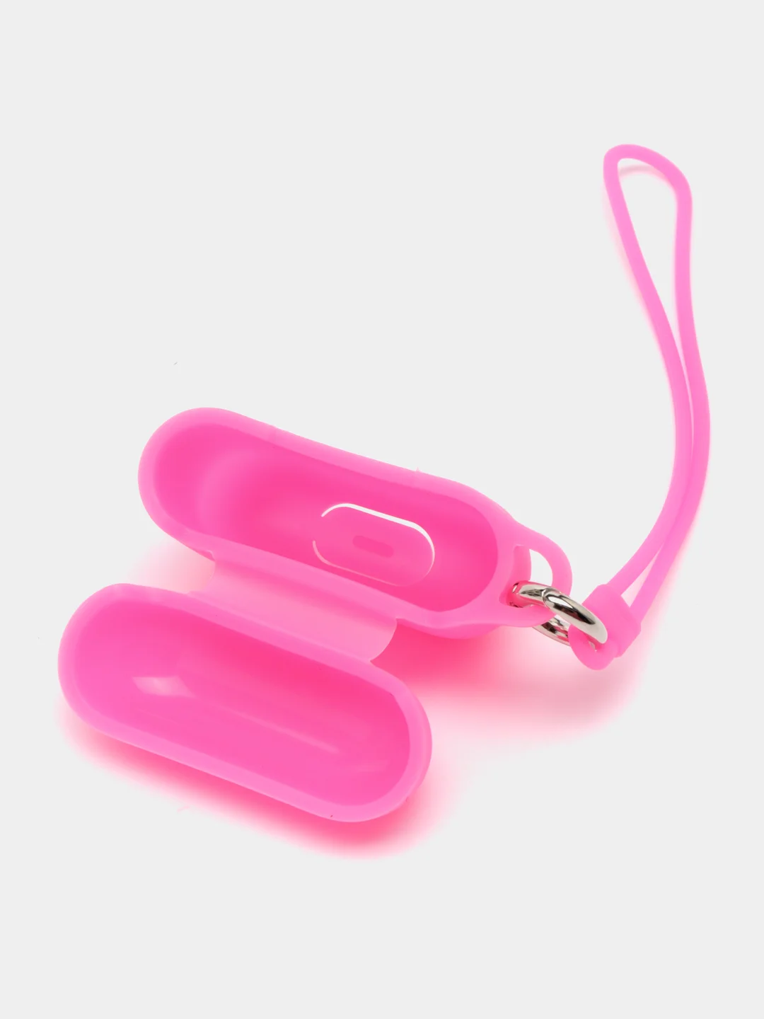 Пурпурный чехол - кейс для наушников светящийся / Чехол для AirPods Pro