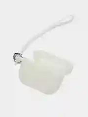Бирюзовый чехол - кейс для наушников светящийся / Чехол для AirPods Pro