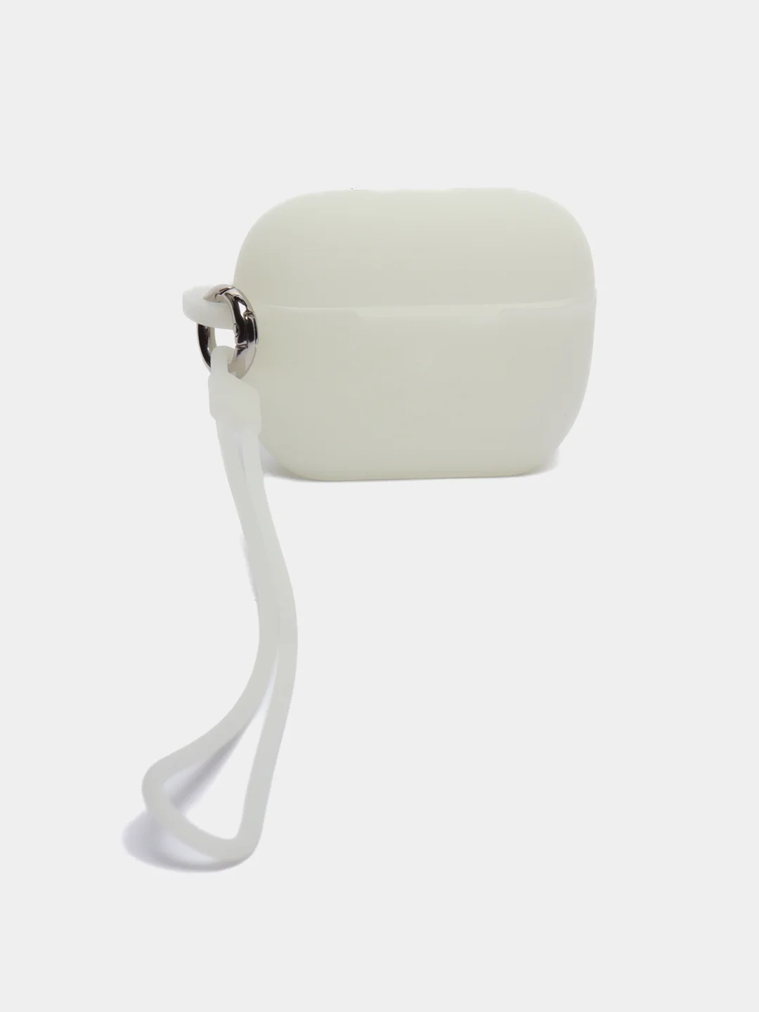 Бирюзовый чехол - кейс для наушников светящийся / Чехол для AirPods Pro