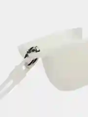 Бирюзовый чехол - кейс для наушников светящийся / Чехол для AirPods Pro