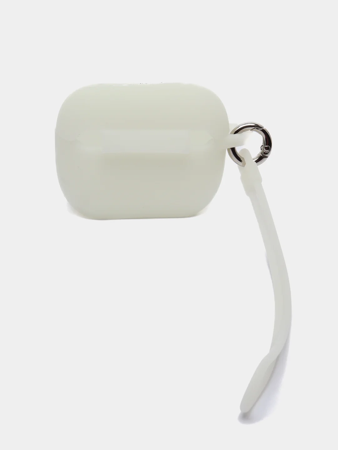 Бирюзовый чехол - кейс для наушников светящийся / Чехол для AirPods Pro