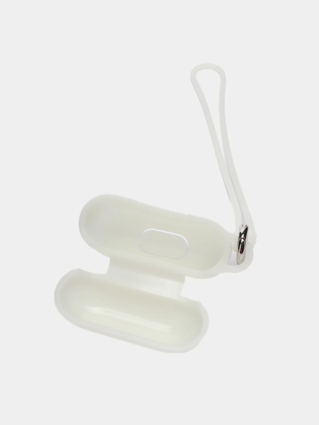 Бирюзовый чехол - кейс для наушников светящийся / Чехол для AirPods Pro