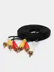 Кабель 3 RCA для передачи аналогового видеосигнала и аудиосигнала