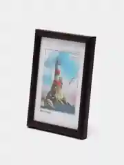 Шоколадный фоторамка со стеклом, 10 x 15, А6, пластиковая
