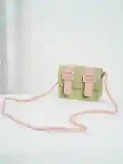 Зеленый сумка кросс - боди для девочки