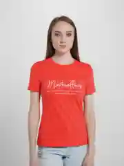 Коралловый футболка женская много расцветок Хоум Стайл, 2094Ф