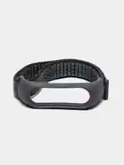 Серебряный ремешок нейлоновый для Xiaomi mi band 4/5/6/7, на липучке, Сяоми ми банд