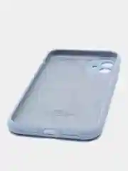 Ледяной чехол Silicone Case iPhone 11 с защитой камеры с бархатной подкладкой