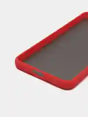 Красный чехол противоударный матовый для Samsung S21 Plus