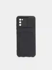 Черный чехол-накладка c визитницей, для Samsung A22, A02S, A02, iPhone 13 Pro, 13 Pro Max