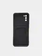 Черный чехол-накладка c визитницей, для Samsung A22, A02S, A02, iPhone 13 Pro, 13 Pro Max