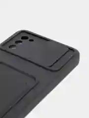Черный чехол-накладка c визитницей, для Samsung A22, A02S, A02, iPhone 13 Pro, 13 Pro Max