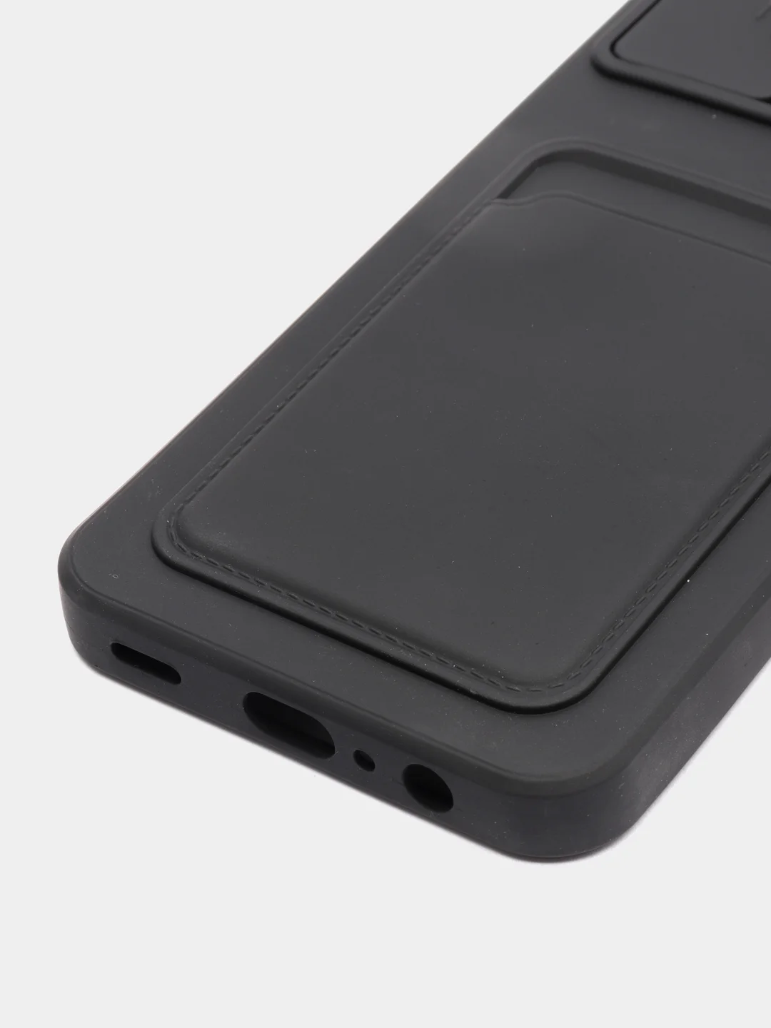 Черный чехол-накладка c визитницей, для Samsung A22, A02S, A02, iPhone 13 Pro, 13 Pro Max